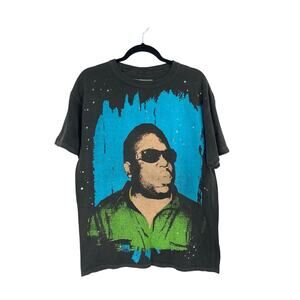 BIG Biggie Notorious Graphic Tee Large Distressed Wash Unisex Size Large